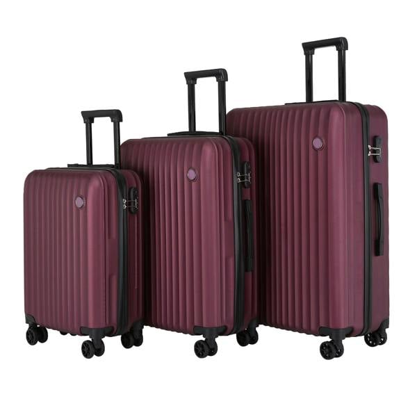 Infinity Luggage ABS Hard Shell Suitcase Luggage Set Travel Carry on Cabin Bag
