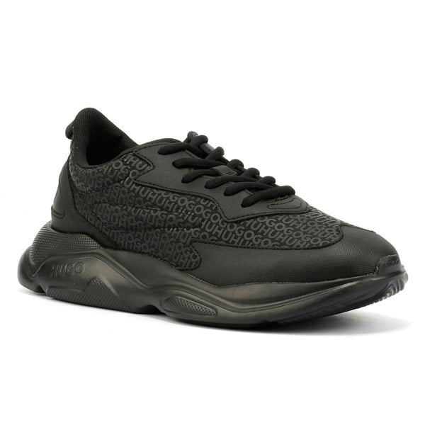 Hugo Mens LEON RUNN Trainers - 50536270-001 - Black Monogram