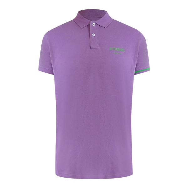 Iceberg Ice Iceberg Purple Polo Shirt
