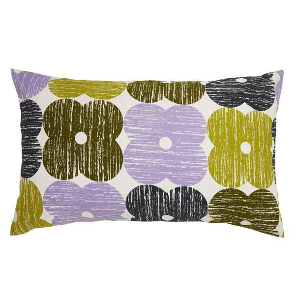 Orla Kiely Textured Flower Lilac Duvet Cover Set