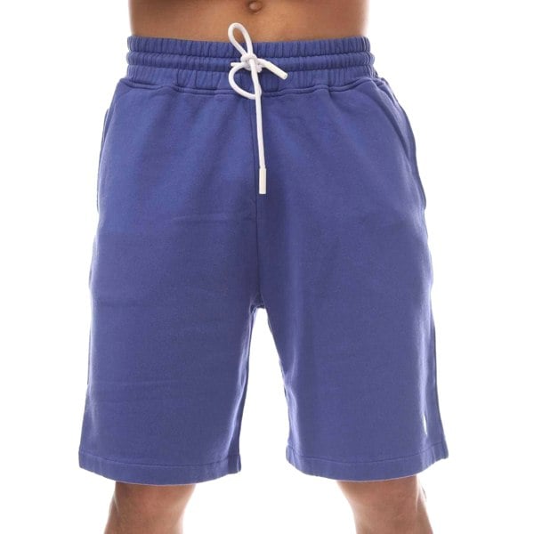 Marcelo Burlon Mens Basket Cross Shorts - Blue/White