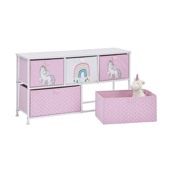 5L-206-UNI-5-drawer-unicorn-storage-chest-product-bin