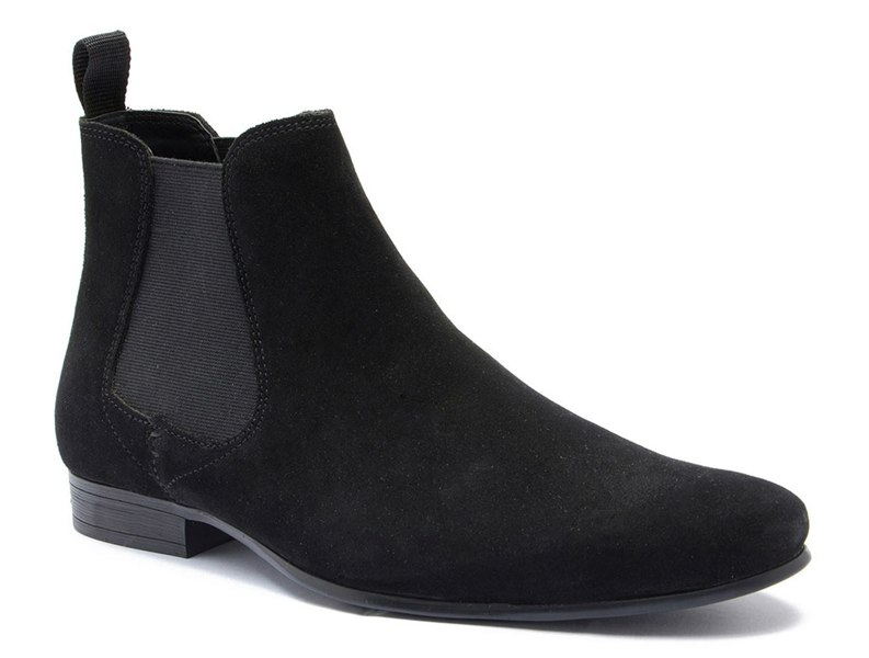 Thomas Crick Red Tape Crick Stanway Suede Pointed Leather Mens Ankle Chelsea Boots