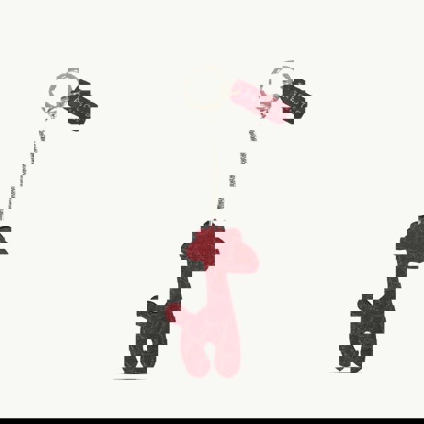 Assots London 'GIRAFFE' Super Cute Croc Leather Key Ring Holder