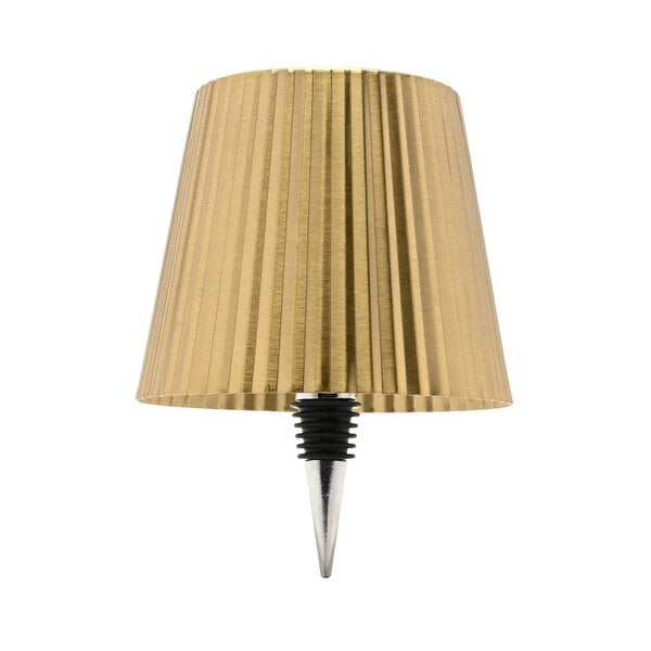 Hestia Wine Bottle Lamp Topper LED Rechargeable Touch Lamp - Brass