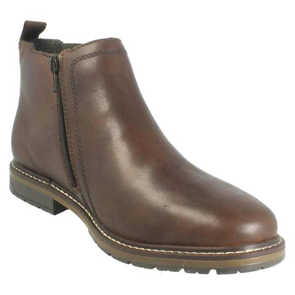 Rieker Mens Rieker Smart Casual Zip Up Ankle Boots 13757