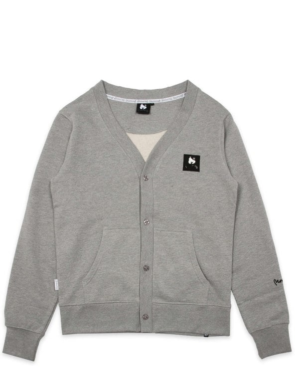 Money Combo Patch Button Sweat Grey Melange