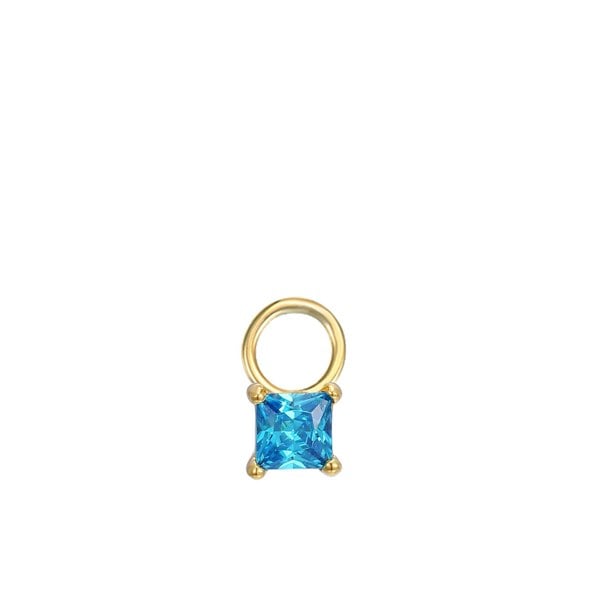 Gold Trip March Birthstone Earring Charm