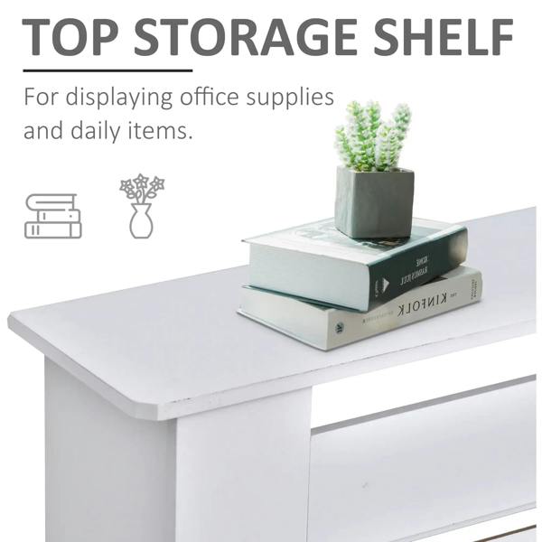 White radiator cover cabinet top shelf with smooth surface above vented front