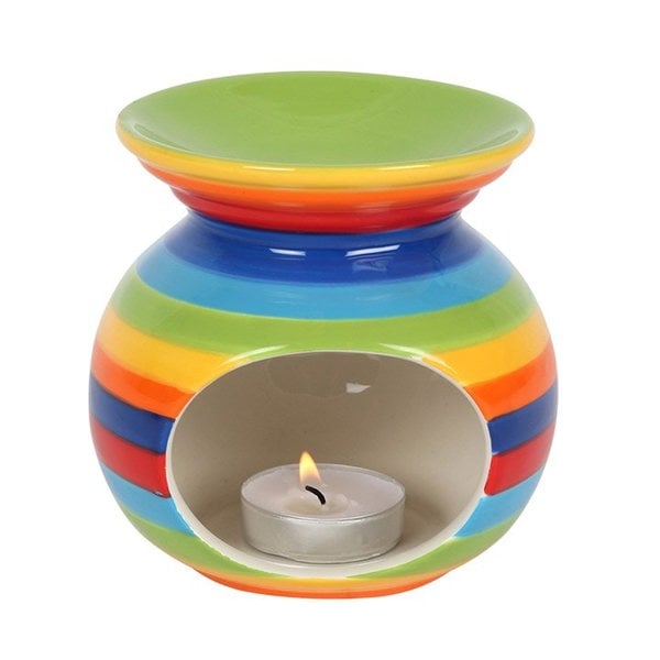 Serano Rainbow Stripe Oil Burner