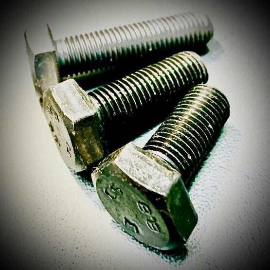 Fixaball M10 x 1.25P Fine Pitch Hex Set Screw Bolt High Tensile 8.8 Self Colour