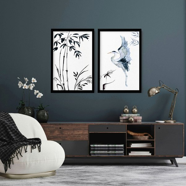 Set of 2 Japanese Wall Art For A Hallway