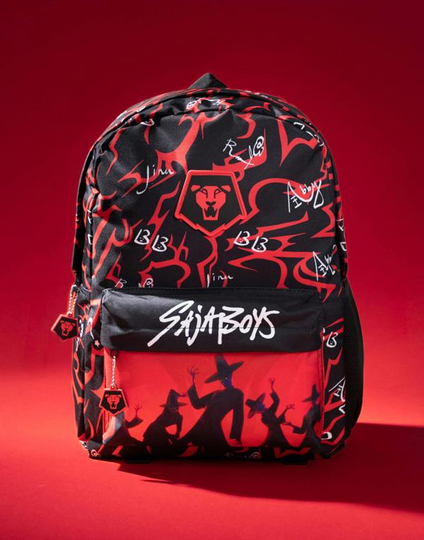 Vanilla Underground KPop Demon Hunters Boys Black Saja Boys Backpack (One Size)
