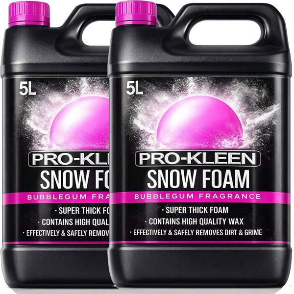ProKleen Pro-Kleen Snow Foam - Produces Thick Foam to Remove Dirt, Grime, Grease and More 10L Bubblegum