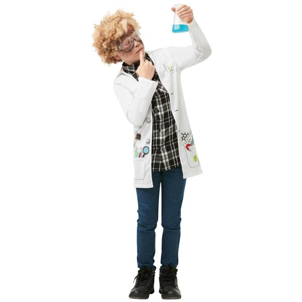 Bristol Novelty Childrens/Kids Mad Scientist Costume Jacket - White - 