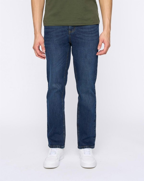 Duck and Cover Hydras Straight Leg Jeans Dark Wash