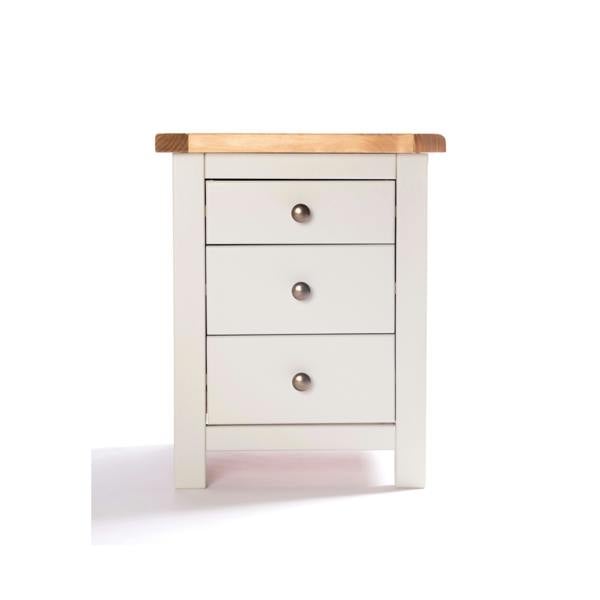 Argenta 3 Drawer Bedside Table