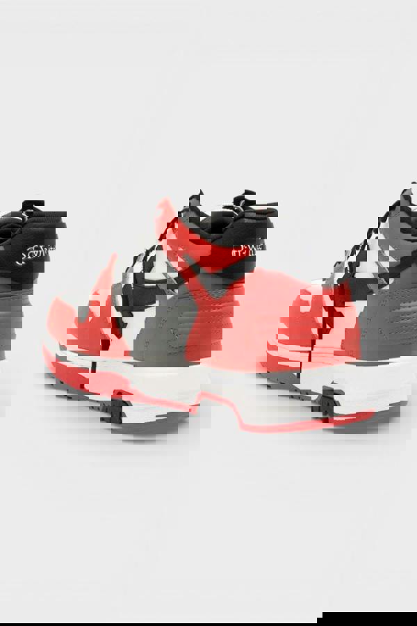 Off-White Out Of Office Leather Sneakers Red Black