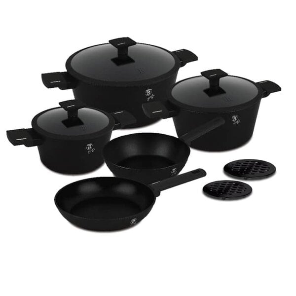 Berlinger Haus 10 pcs Cookware Set Berlinger Haus BH8197 Matte Black