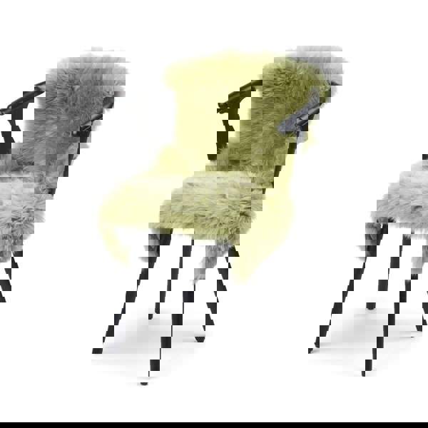 New Zealand Sheepskin | Long Wool | 100 cm Sage Green