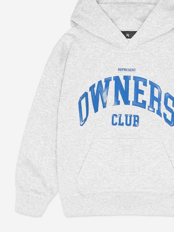 REPRESENT Kids Mini Owners Club Hoodie in Grey