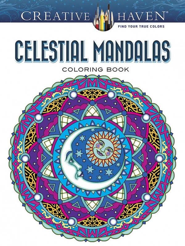 Creative Haven Celestial Mandalas Coloring Book - Marty Noble - Creative Haven