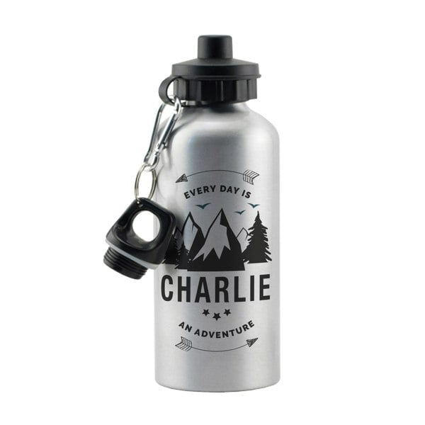 Personalised Memento Company Personalised Adventure Silver Drinks Bottle
