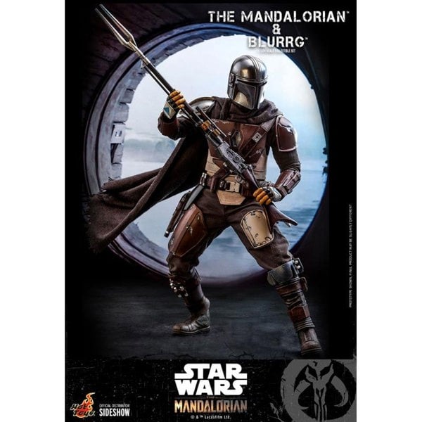 Hot Toys The Mandalorian and Blurrg 37cm Star Wars 2 Pack 1:6 Scale Figure Hot Toys 908287