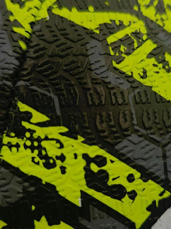 Street Rugby Ball Size 5 – Black/Yellow, Durable, High Visibility - Optimum