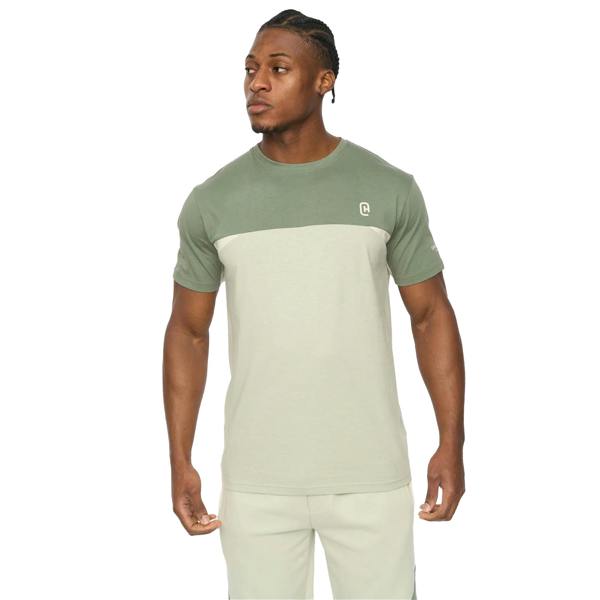 Crosshatch Mens Castlebay T-Shirt - Light Olive - 