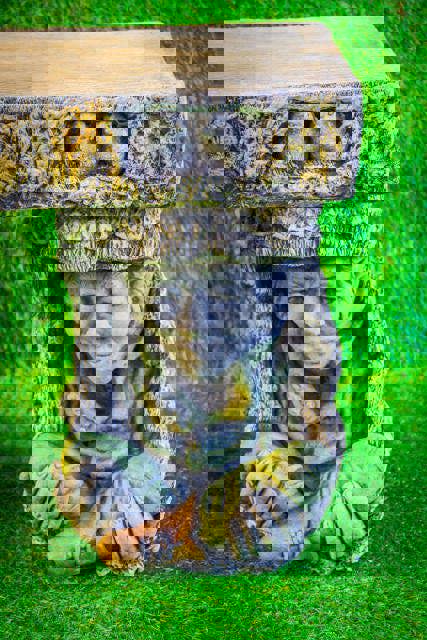 Pixie Goblin Magical Garden Bench