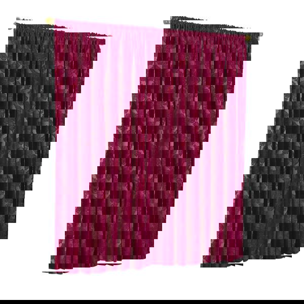 Riva Home Winchester Pencil Pleat Curtains - Raspberry