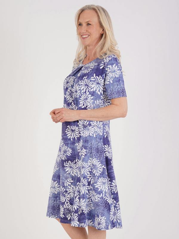 TIGI Batik Floral Print Dress