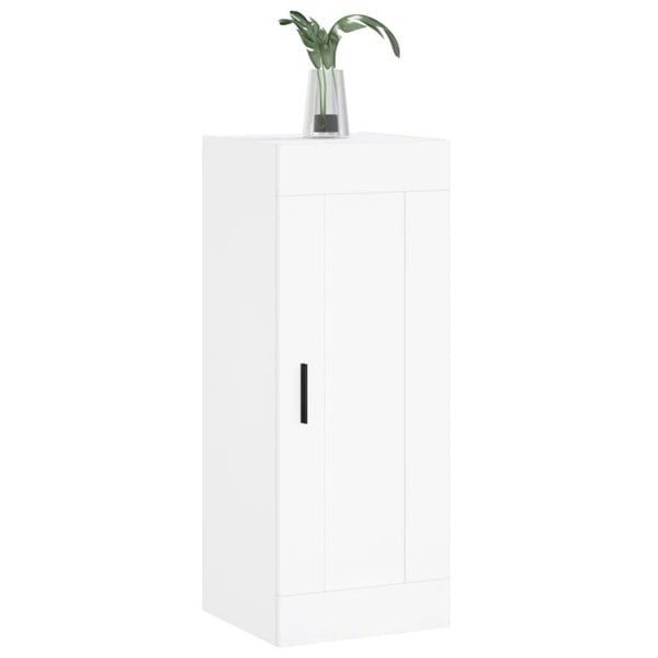Berkfield Wall Mounted Cabinet White 34.5x34x90 cm Engineered Wood