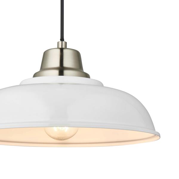 Pagazzi Lighting Bakewell White Pendant