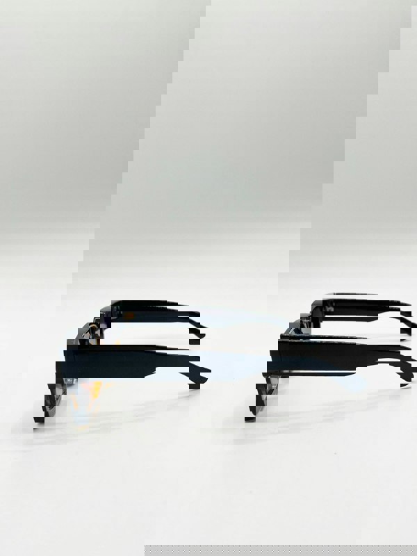 SVNX Square Retro Black Leopard Sunglasses