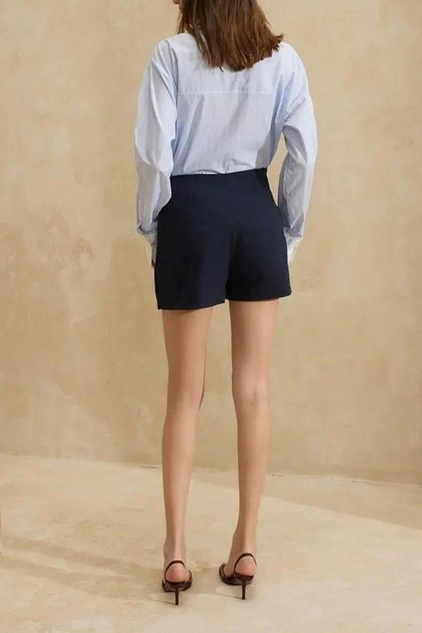 WOVCOR Mini Tweed Shorts Skirt