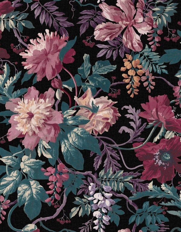 Love Frankie Midnight Garden Wallpaper - Nightshade