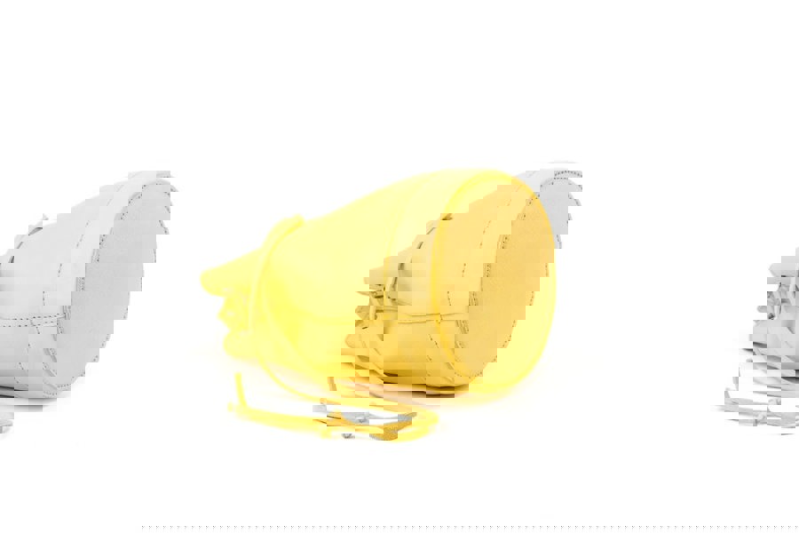Leather Bucket Yellow Chelsea Collection