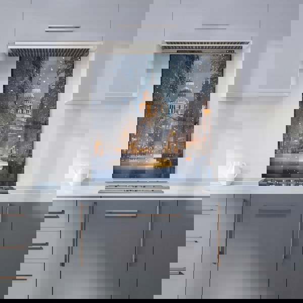 Warren Reed - Designer Winter's Embrace at St. Paul's Kitchen Splashback