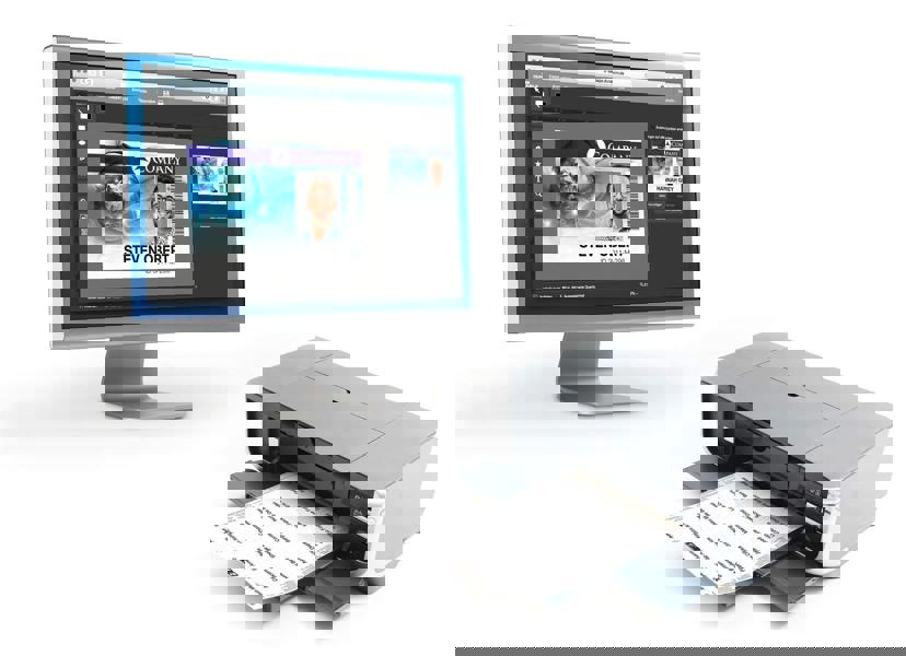 Durable COMBI CLIP Clip & Pin Name Badge ID Holder + Inserts | 20 Pack | 54x90mm