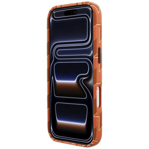 Karl Lagerfeld Monogram Logo Case with MagSafe for iPhone 17 Pro 6.3" Orange - KLHMP17L5PGKLMCO