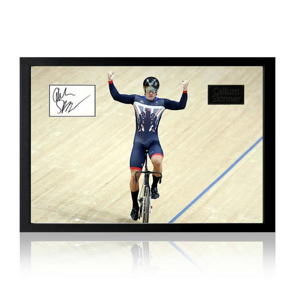 Callum Skinner Signed Olympics Cut Iconic Frame