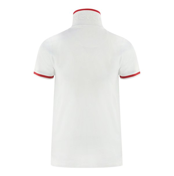 Aquascutum AQ 1851 Embroidered Tipped Polo Shirt - White