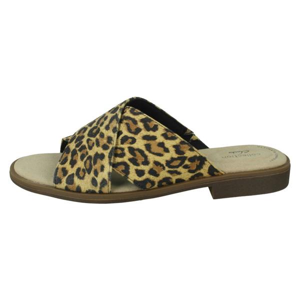 Clarks Ladies Clarks Slip On Summer Sandals Declan Ivy