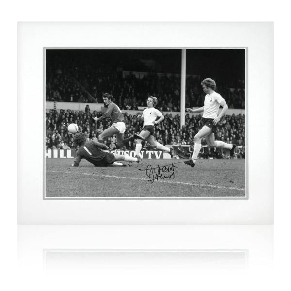 Trevor Francis Signed Birmingham City Deluxe Mount (B+W)