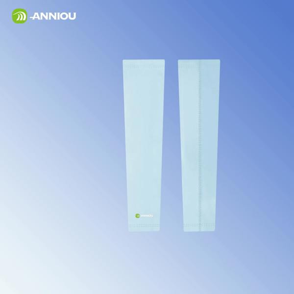 Anniou Kids UV Protection Cooling Arm Sleeves - Straight-Sky Blue