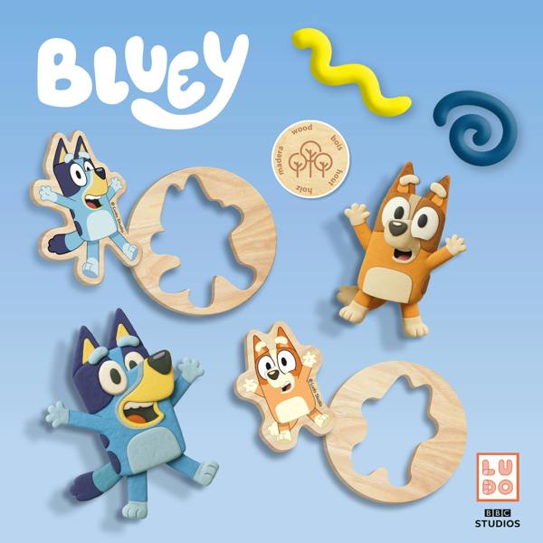 SES Creative Bluey - Dough Mega Set 5 × 90 g with Tools