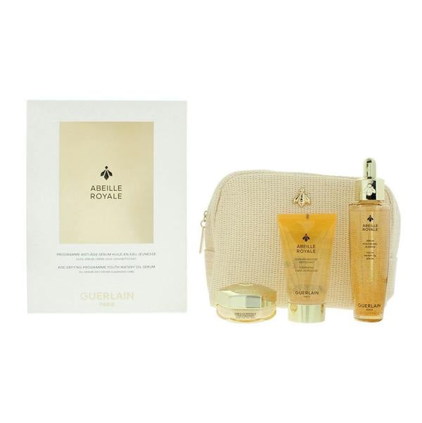 Abeille Royale Guerlain Abeille Royale 3 Piece Gift Set: Watery Oil Serum 50ml - Day Cream 15ml - Cleansing Mousse 40ml