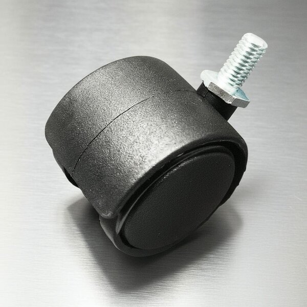 Fixaball Twin Castor Wheel Nylon 40mm DIameter 8mm Swivel
